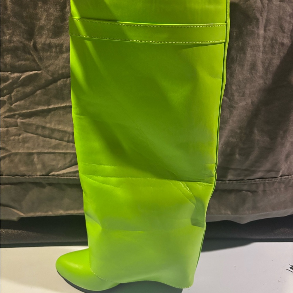 Neon Green Women's Boots